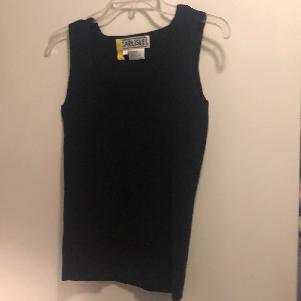 Carlisle Navy/Black Form Fitting Tank